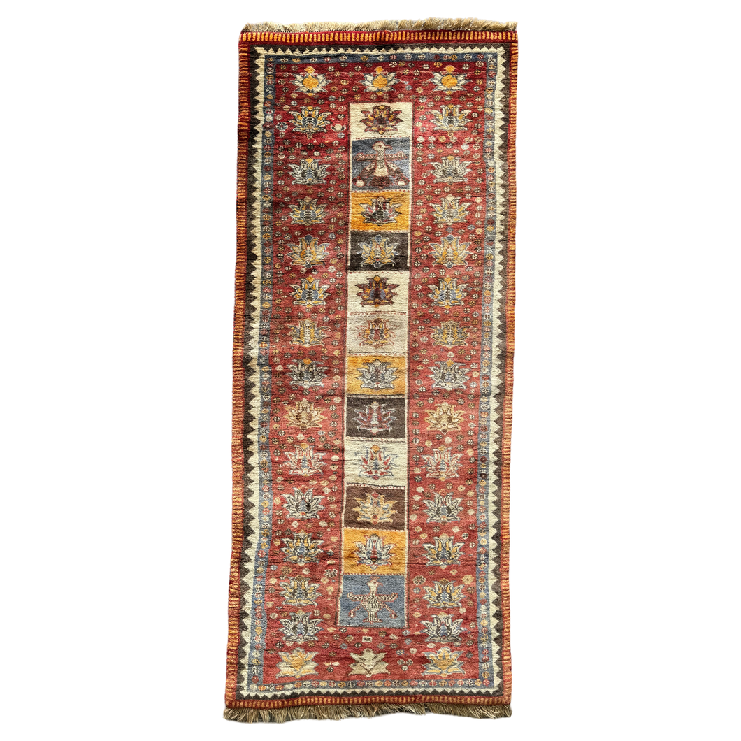 Andrius - Vintage Tribal Shiraz Qashqai Wool Rug