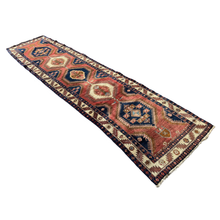 Load image into Gallery viewer, Sao - Vintage Hand Made Kazak Long Runner
