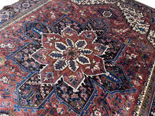 Cargar imagen en el visor de la galería, Luiz - Vintage Hand Made Heriz Persian Carpet
