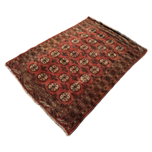 Load image into Gallery viewer, Rouge - Antique Tribal Tekke Turkoman Wool Rug
