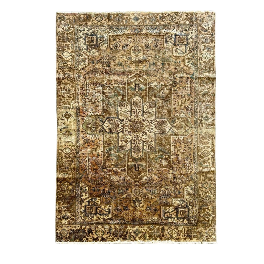 Logan - Large Vintage Heriz Wool Carpet