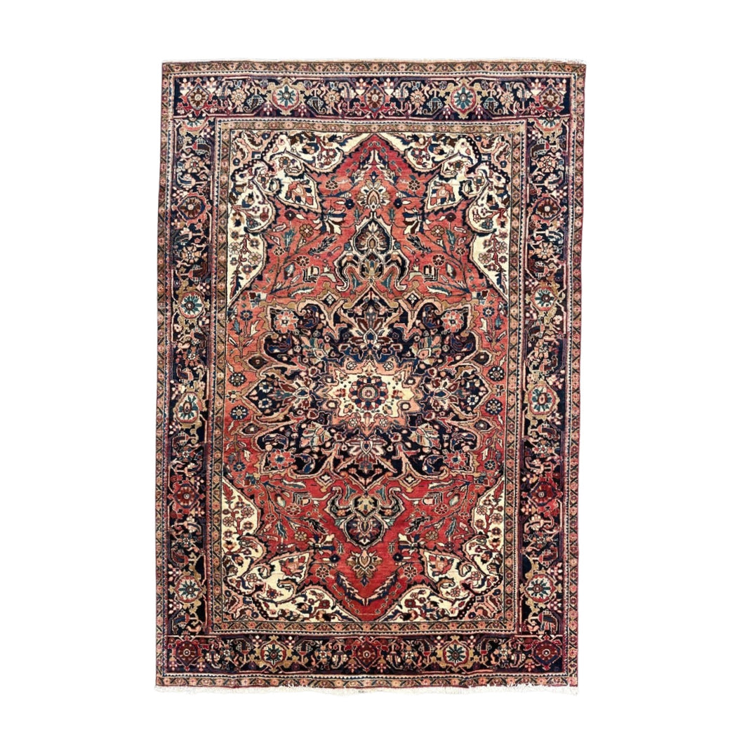 Lonzo - Vintage Hand Made Heriz Persian Carpet