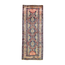 将图片加载到图库查看器，Carina  - Vintage Hand Made Caucasian Kazak Runner
