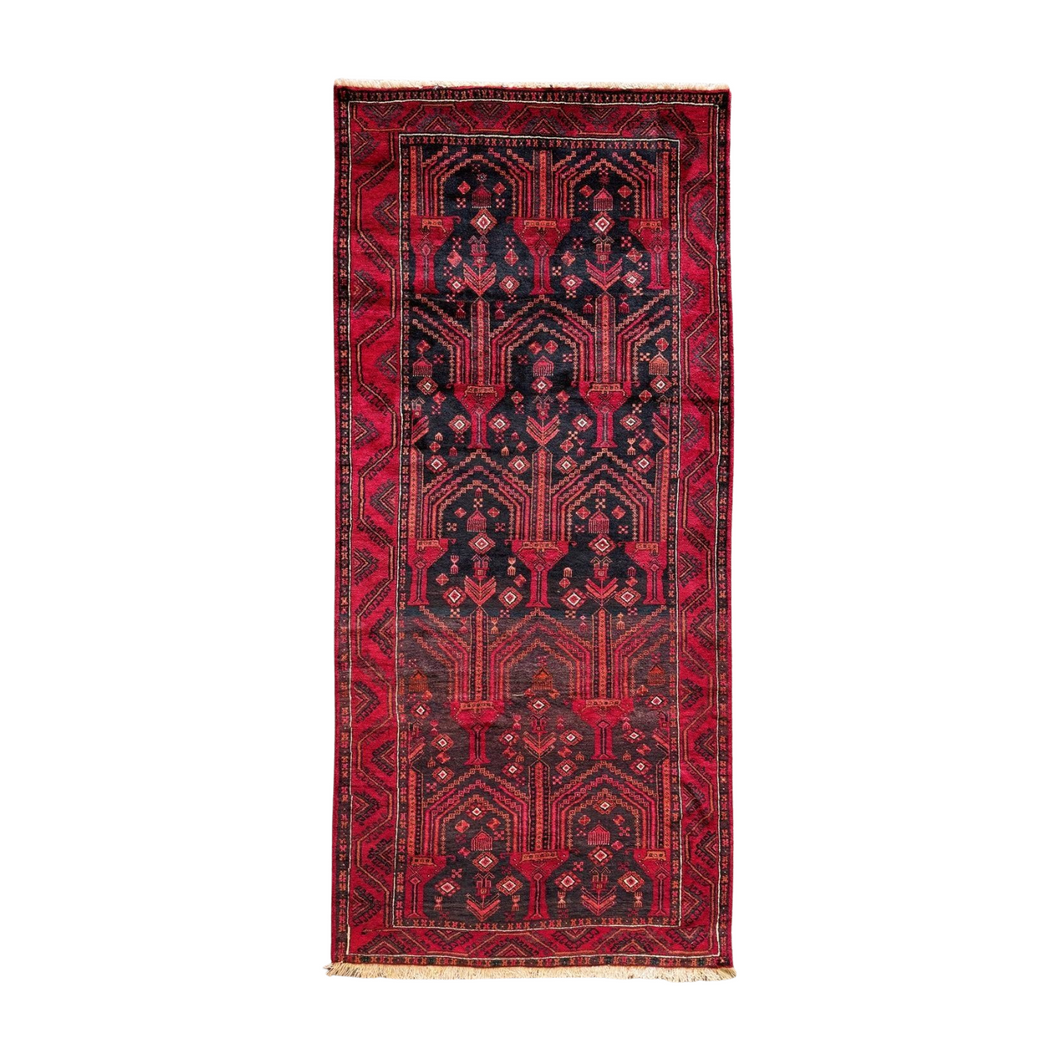 Celina - Vintage Tribal Baluch Wool Rug