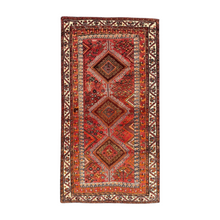 Load image into Gallery viewer, Elbrus - Vintage Tribal Shiraz Qashqai Wool Rug
