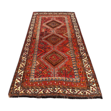 Load image into Gallery viewer, Bahman - Vintage Tribal Shiraz Qashqai Wool Rug
