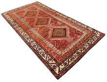 Load image into Gallery viewer, Elbrus - Vintage Tribal Shiraz Qashqai Wool Rug
