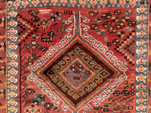 Load image into Gallery viewer, Bahman - Vintage Tribal Shiraz Qashqai Wool Rug
