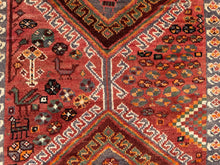 Load image into Gallery viewer, Elbrus - Vintage Tribal Shiraz Qashqai Wool Rug
