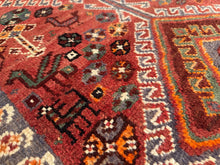 Load image into Gallery viewer, Elbrus - Vintage Tribal Shiraz Qashqai Wool Rug
