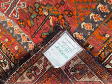 Load image into Gallery viewer, Elbrus - Vintage Tribal Shiraz Qashqai Wool Rug
