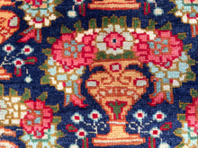 Load image into Gallery viewer, Kent - Vintage Persian Floral Bouquet Rug
