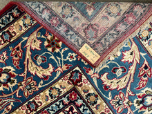 Carregar imagem no visualizador da galeria, Savannah - Fine Large Wool Isfahan Carpet Signed
