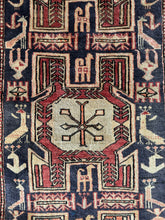Load image into Gallery viewer, Phraortes - Vintage Hand Made Kazak Rug
