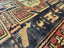 Load image into Gallery viewer, Phraortes - Vintage Hand Made Kazak Rug
