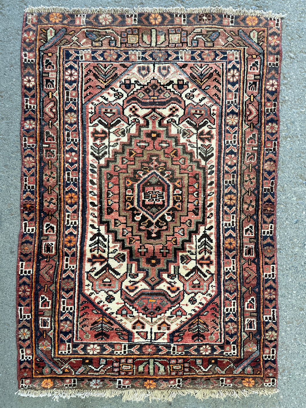 Rukwa - Vintage Tribal Heriz Wool Rug