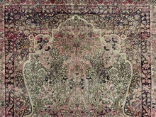 Cargar imagen en el visor de la galería, Garcia - Antique Kirman Tree of Life Persian Rug - 1880
