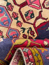 Load image into Gallery viewer, Baliana - Vintage Hand Made Kazak Runner
