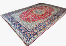 Load image into Gallery viewer, Melfi -  Large Vintage Hand Made Isfahan Persian Carpet 15'3" x 10'6"
