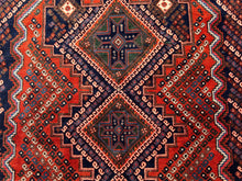 将图片加载到图库查看器，Delara - Vintage Tribal Shiraz Qashqai Wool Rug
