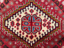 将图片加载到图库查看器，Delkash - Vintage Tribal Shiraz Qashqai Wool Rug
