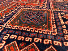 将图片加载到图库查看器，Delara - Vintage Tribal Shiraz Qashqai Wool Rug
