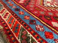将图片加载到图库查看器，Delkash - Vintage Tribal Shiraz Qashqai Wool Rug
