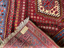 将图片加载到图库查看器，Delkash - Vintage Tribal Shiraz Qashqai Wool Rug

