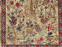 Charger l&#39;image dans la galerie, James - Antique Isfahan Hunting Scene Rug
