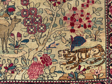 Carica l&#39;immagine nel visualizzatore di Gallery, James - Antique Isfahan Hunting Scene Rug
