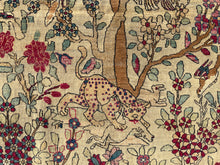 将图片加载到图库查看器，James - Antique Isfahan Hunting Scene Rug
