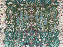 Load image into Gallery viewer, Amelia - Superb Silk Nain Garden Scene Carpet
