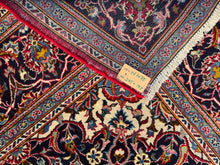 Load image into Gallery viewer, Basilicata - Large Vintage Kashan Persian Rug 9'8" x 6'5"
