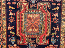 Cargar imagen en el visor de la galería, Xerxes - Vintage Caucasian Peacock Runner
