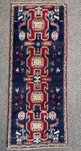 将图片加载到图库查看器，Sage - Vintage Caucasian Kazak Runner
