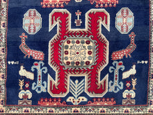 将图片加载到图库查看器，Sage - Vintage Caucasian Kazak Runner
