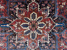 Cargar imagen en el visor de la galería, Luiz - Vintage Hand Made Heriz Persian Carpet
