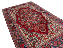 Lade das Bild in den Galerie-Viewer, Ortona - Large Vintage Kirman Persian Rug 10'4" x 6'7"
