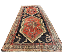 Загрузить изображение в средство просмотра галереи, Dagmar  - Vintage Hand Made Caucasian Kazak Runner
