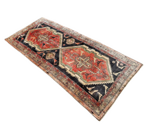 Load image into Gallery viewer, Dagmar  - Vintage Hand Made Caucasian Kazak Runner
