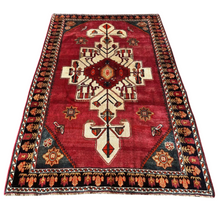 Load image into Gallery viewer, Dorthea - Vintage Hand Made Karabakh Rug
