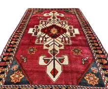 Load image into Gallery viewer, Dorthea - Vintage Hand Made Karabakh Rug
