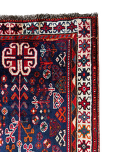 Загрузить изображение в средство просмотра галереи, Chelsea - Vintage Tribal Shiraz Qashqai Wool Rug
