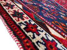 将图片加载到图库查看器，Chelsea - Vintage Tribal Shiraz Qashqai Wool Rug
