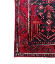 Lade das Bild in den Galerie-Viewer, Celina - Vintage Tribal Baluch Wool Rug
