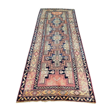 Cargar imagen en el visor de la galería, Carina  - Vintage Hand Made Caucasian Kazak Runner
