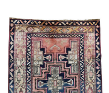 Загрузить изображение в средство просмотра галереи, Carina  - Vintage Hand Made Caucasian Kazak Runner
