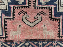 将图片加载到图库查看器，Carina  - Vintage Hand Made Caucasian Kazak Runner
