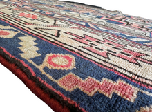 将图片加载到图库查看器，Carina  - Vintage Hand Made Caucasian Kazak Runner
