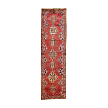 Load image into Gallery viewer, Björn - Vintage Hand Made Caucasian Heriz Runner
